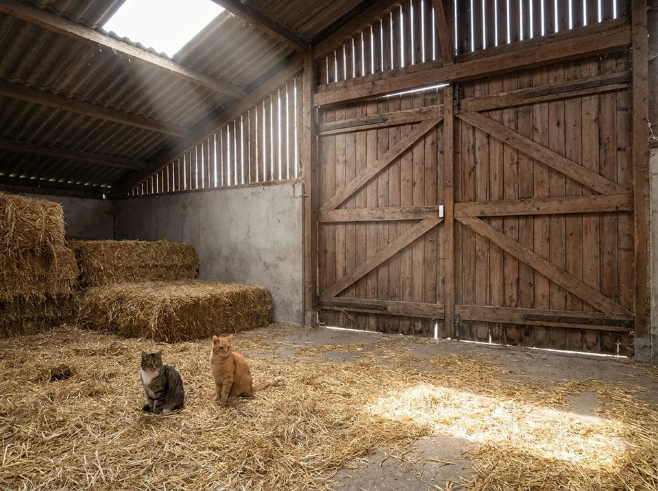 Bestiame, gatti o uccelli nella stalla?